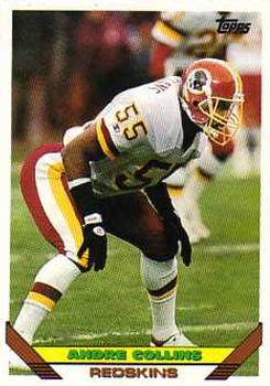 Andre Collins Washington Redskins 1993 Topps NFL #288